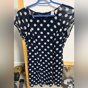 H & M size 8 polka dot dress